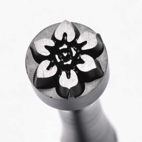 KSm-074 Medium Stamp - Left Hand w/ Spiral - Kor Tools