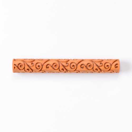 Kor Tools 3 inch Polymer Clay Vines and Flowers Texture Roller TW-012